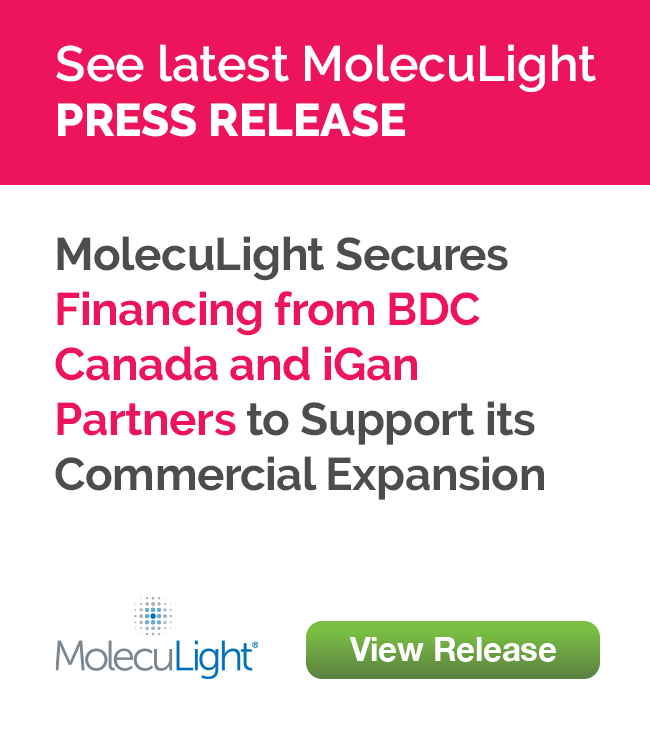 MolecuLight Secures Financing from BDC Canada and iGan Partners  to Support its Commercial Expansion